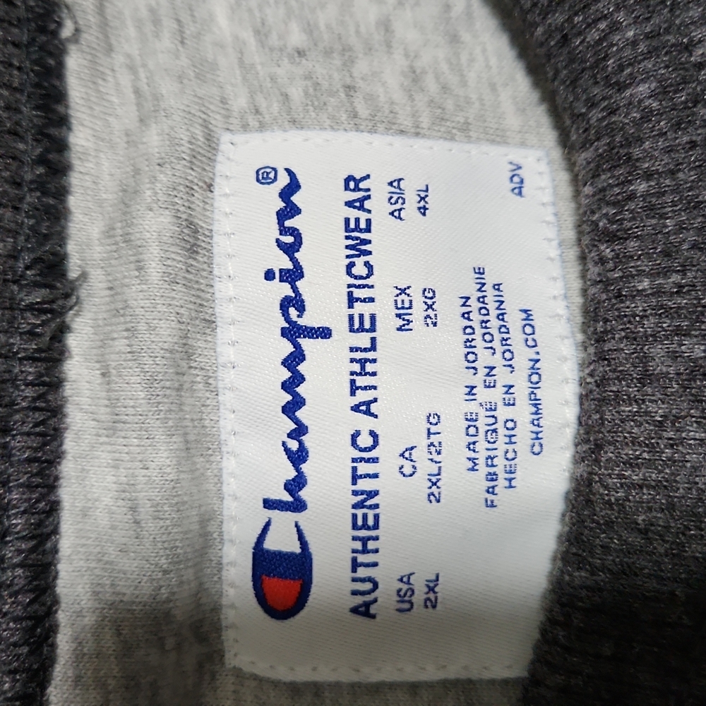 NWT Champion dark grey men's sweatshirt size 2XL - Picture 7 of 8